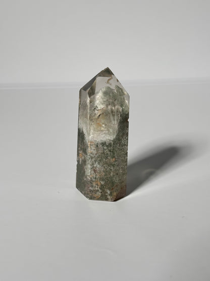 High Quality Sage Green Phantom Lodalite Tower, Brazil