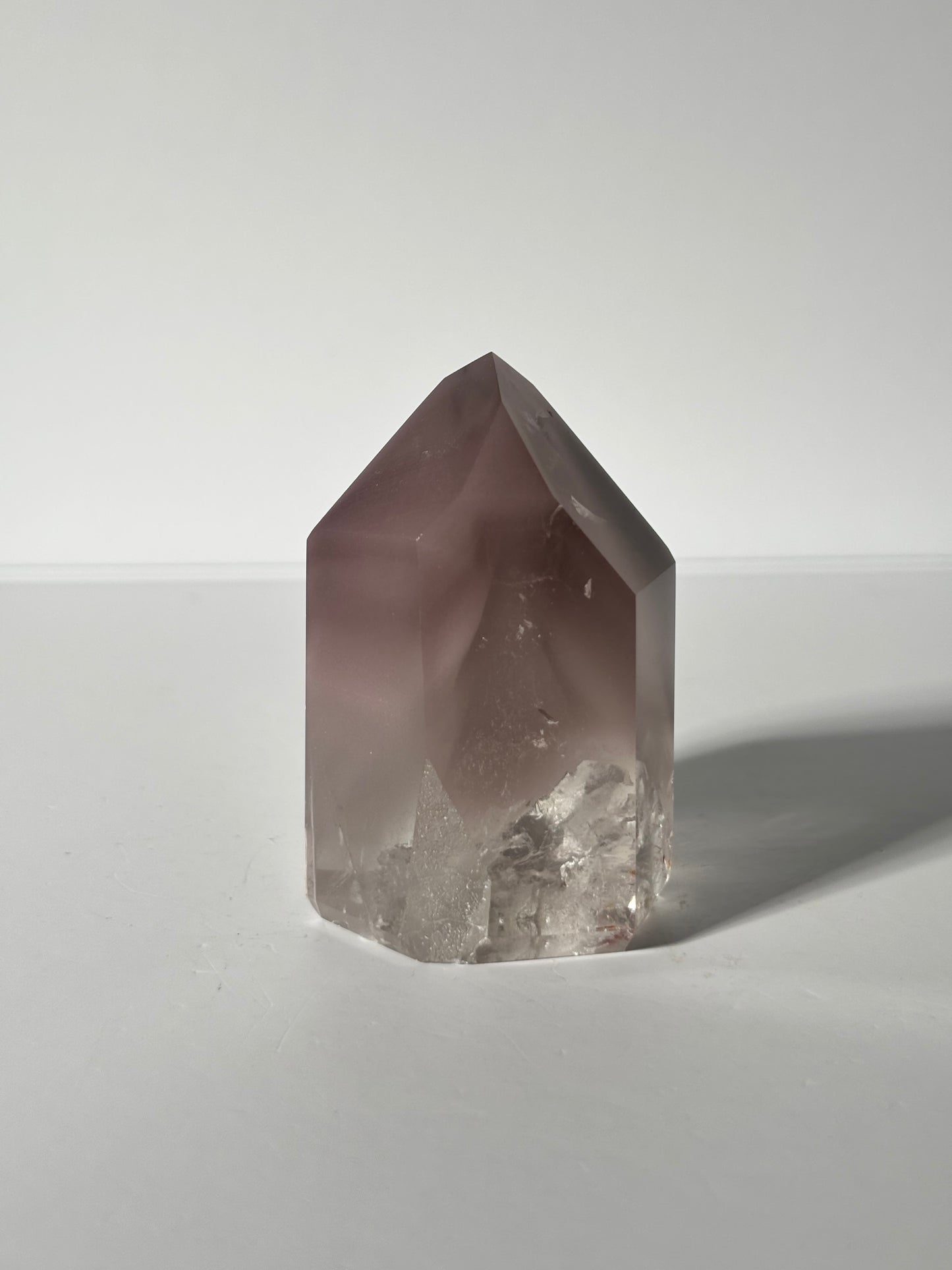 High Quality Large Chunky Phantom Pink Lithium Quartz Tower, Brazil