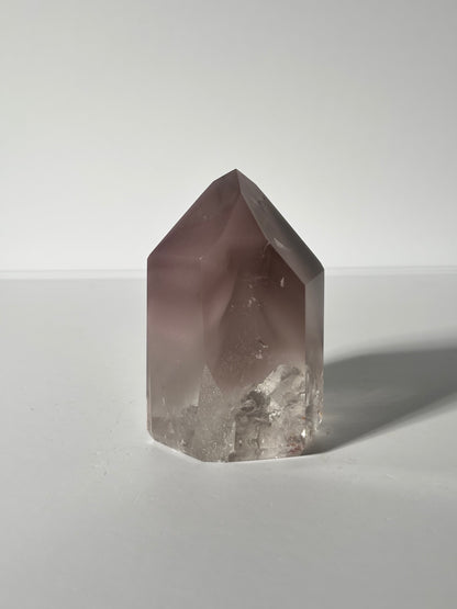High Quality Large Chunky Phantom Pink Lithium Quartz Tower, Brazil