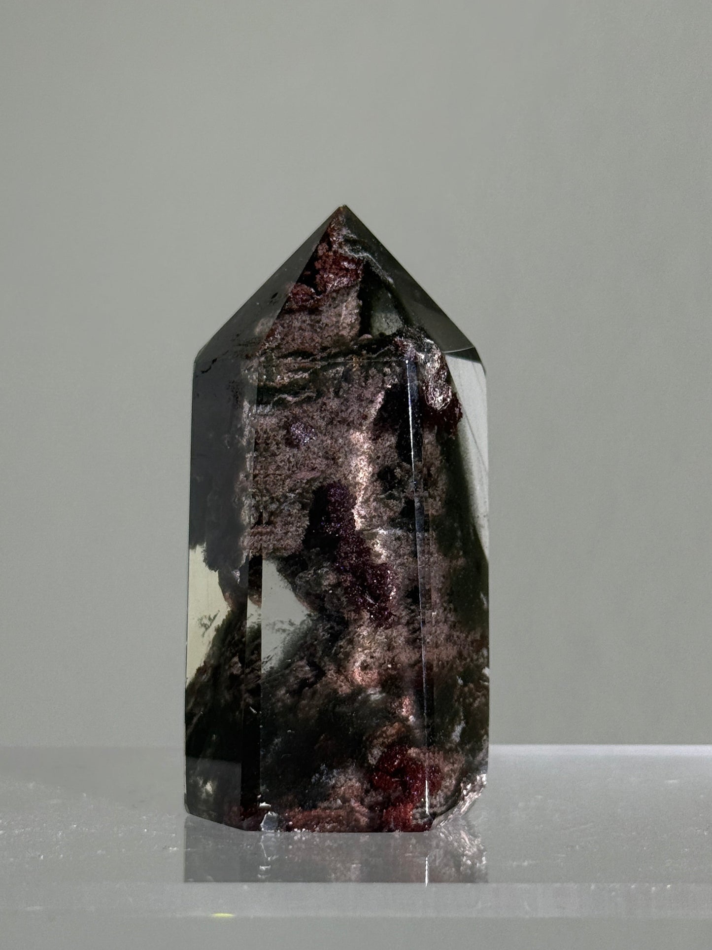 High Quality Purple Green Garden Quartz Tower, Zambia
