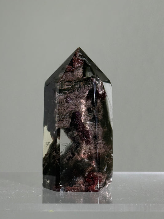 High Quality Purple Green Garden Quartz Tower, Zambia