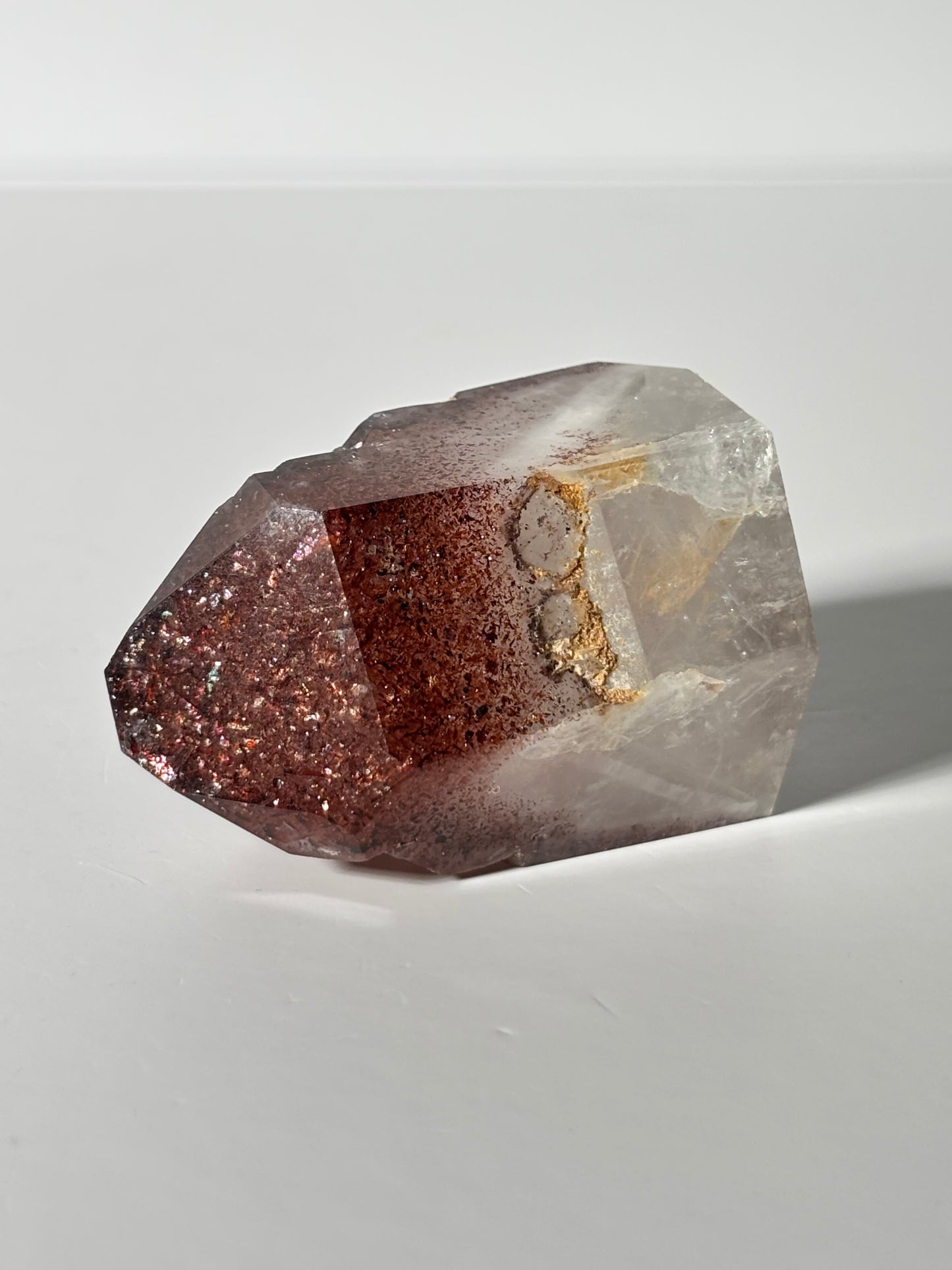 High Quality Rare Phantom Harlequin Quartz Tower, South Africa