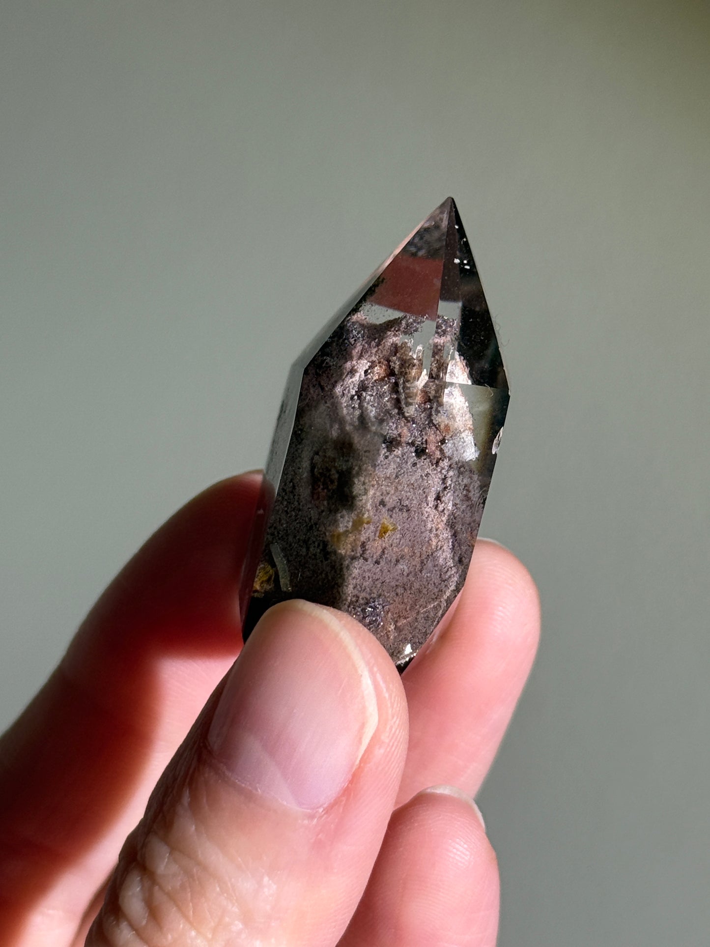 High Quality Phantom Pink Green Garden Quartz Tower, Zambia