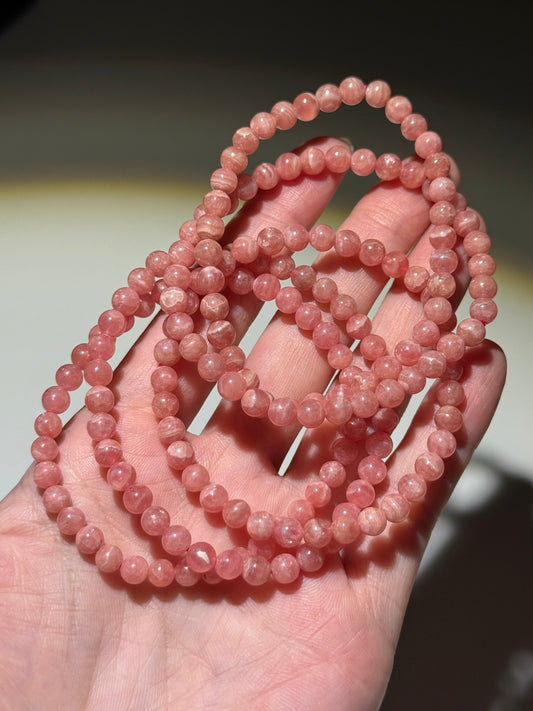 Rhodochrosite Bracelets, 5.5mm
