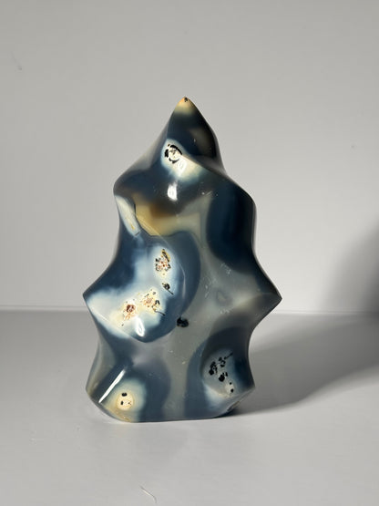 Large Spooky Dendritic Orca Agate Freeform, Madagascar