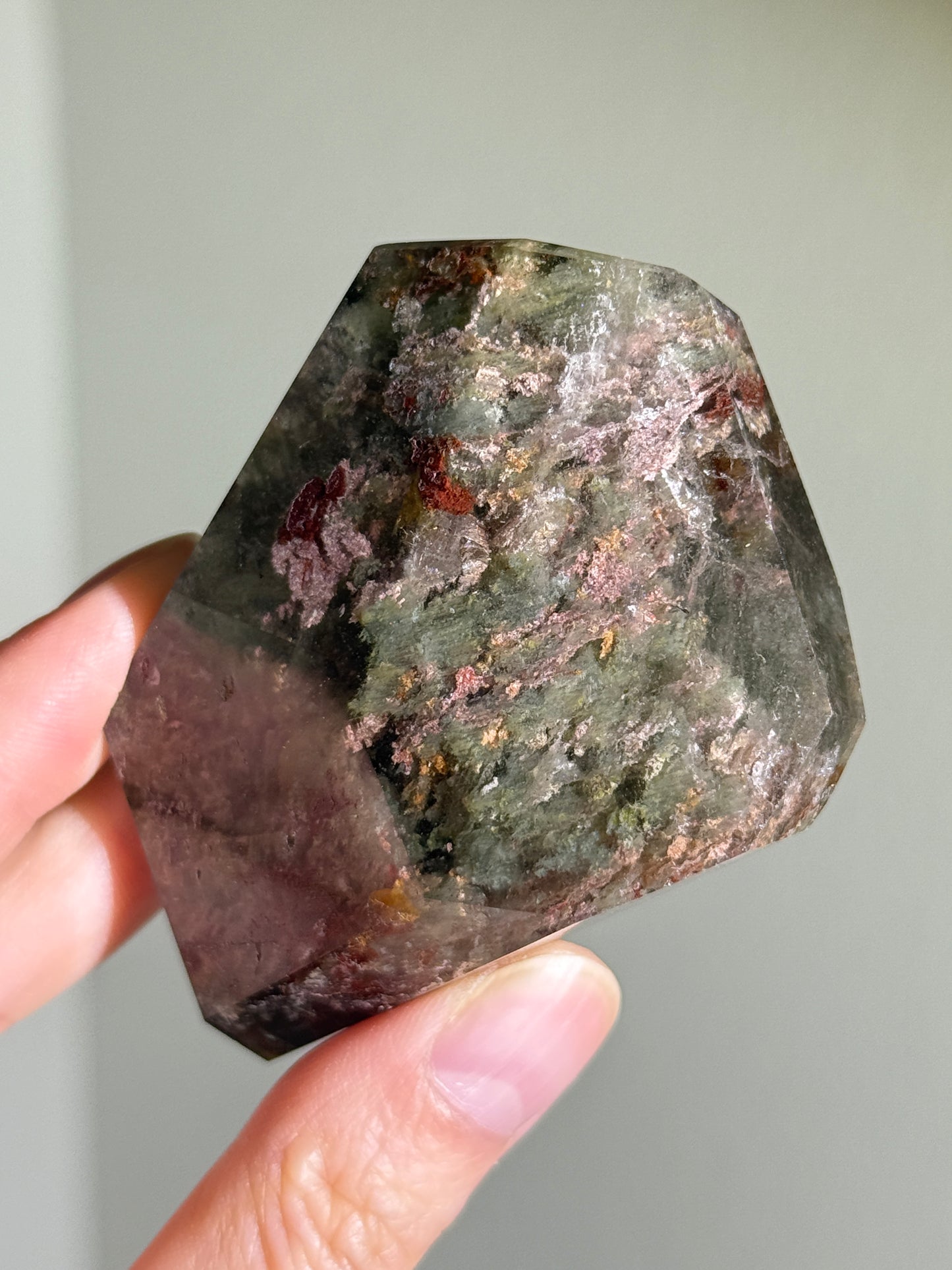 High Quality Vibrant Colorful Garden Quartz Freeform, Zambia