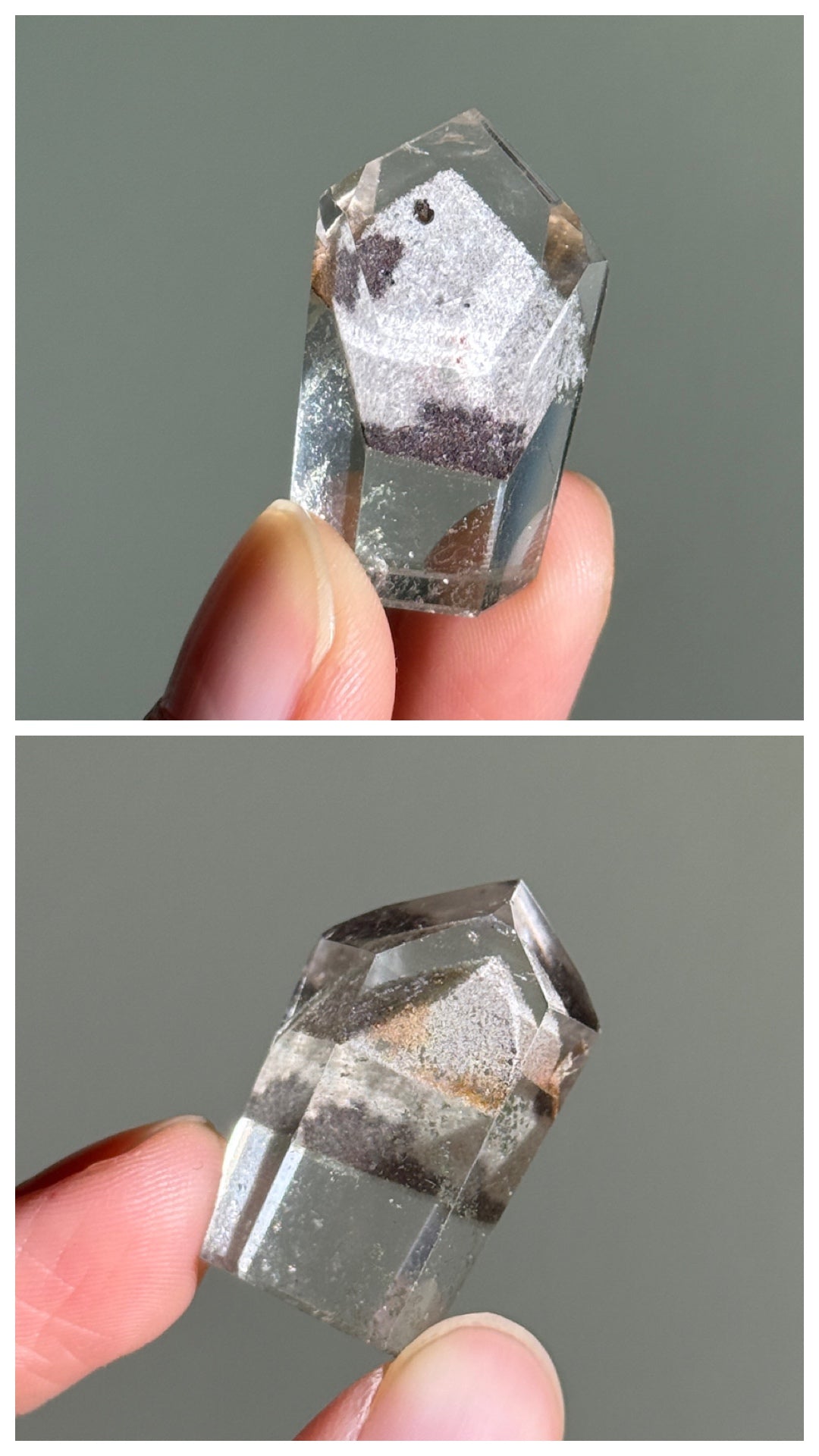 High Quality Water Clear Phantom Lodalite Baby Towers, Brazil