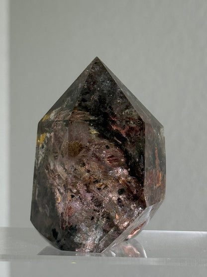 Large Chunky Colorful Garden Quartz Tower, Zambia