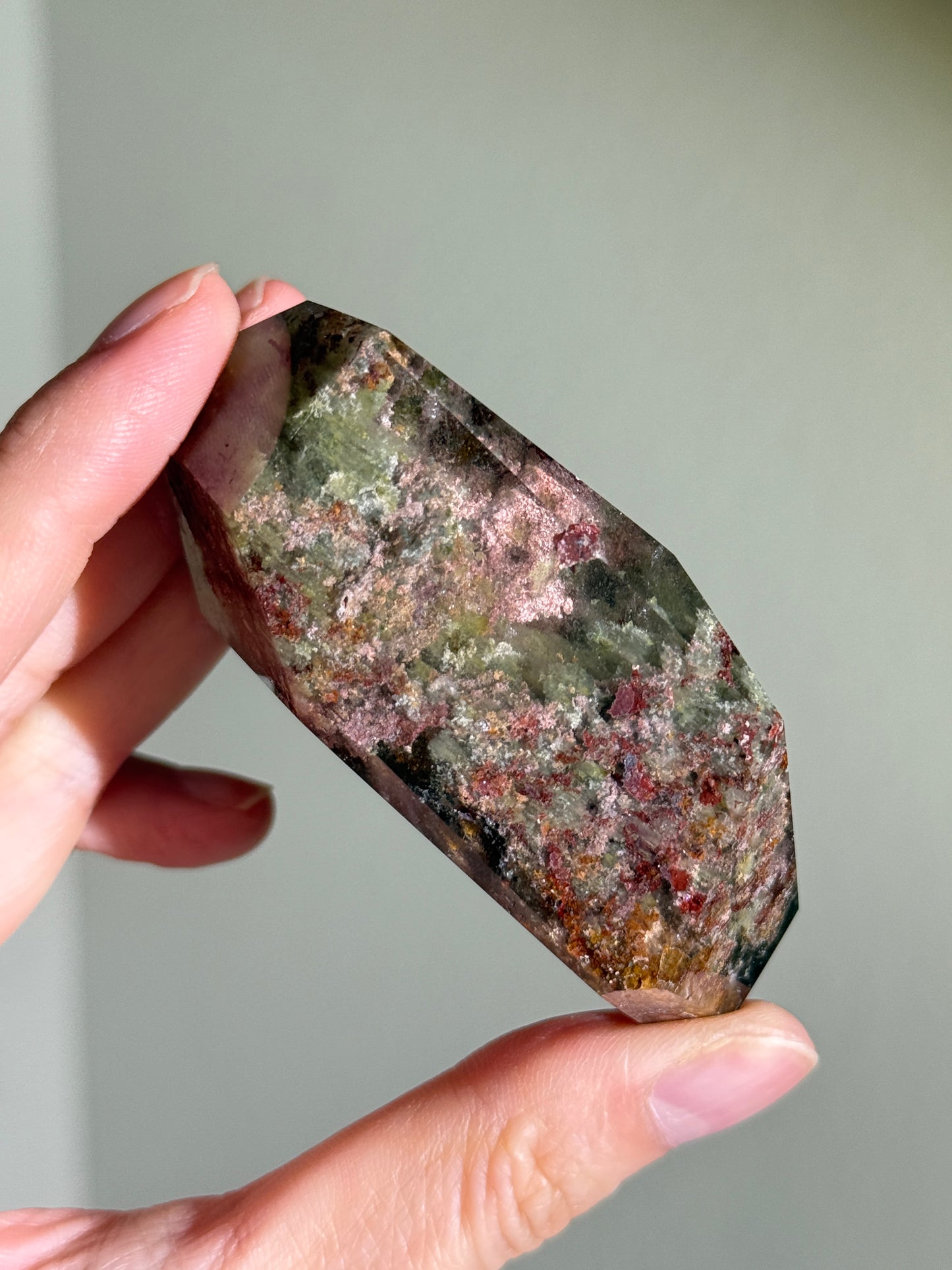 High Quality Vibrant Colorful Garden Quartz Freeform, Zambia