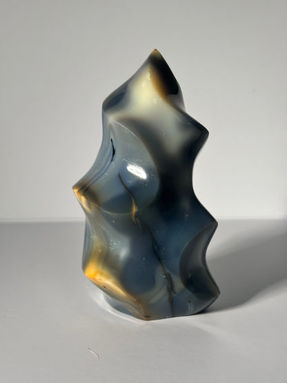 Large Spooky Dendritic Orca Agate Freeform, Madagascar