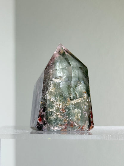 High Quality Mint Green & Pink Garden Quartz Tower, Zambia