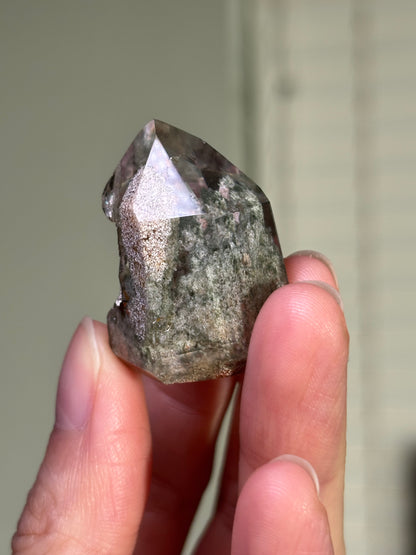 High Quality Water Clear Lodalite Quartz Tower, Brazil