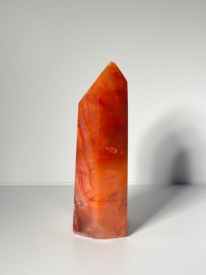 Large Druzy Carnelian Agate Tower, Brazil