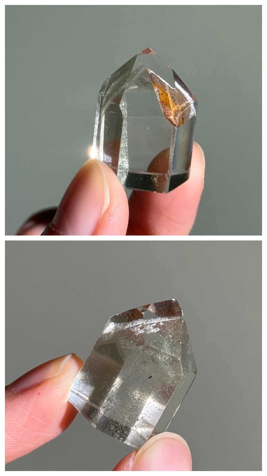 High Quality Water Clear Phantom Lodalite Baby Towers, Brazil