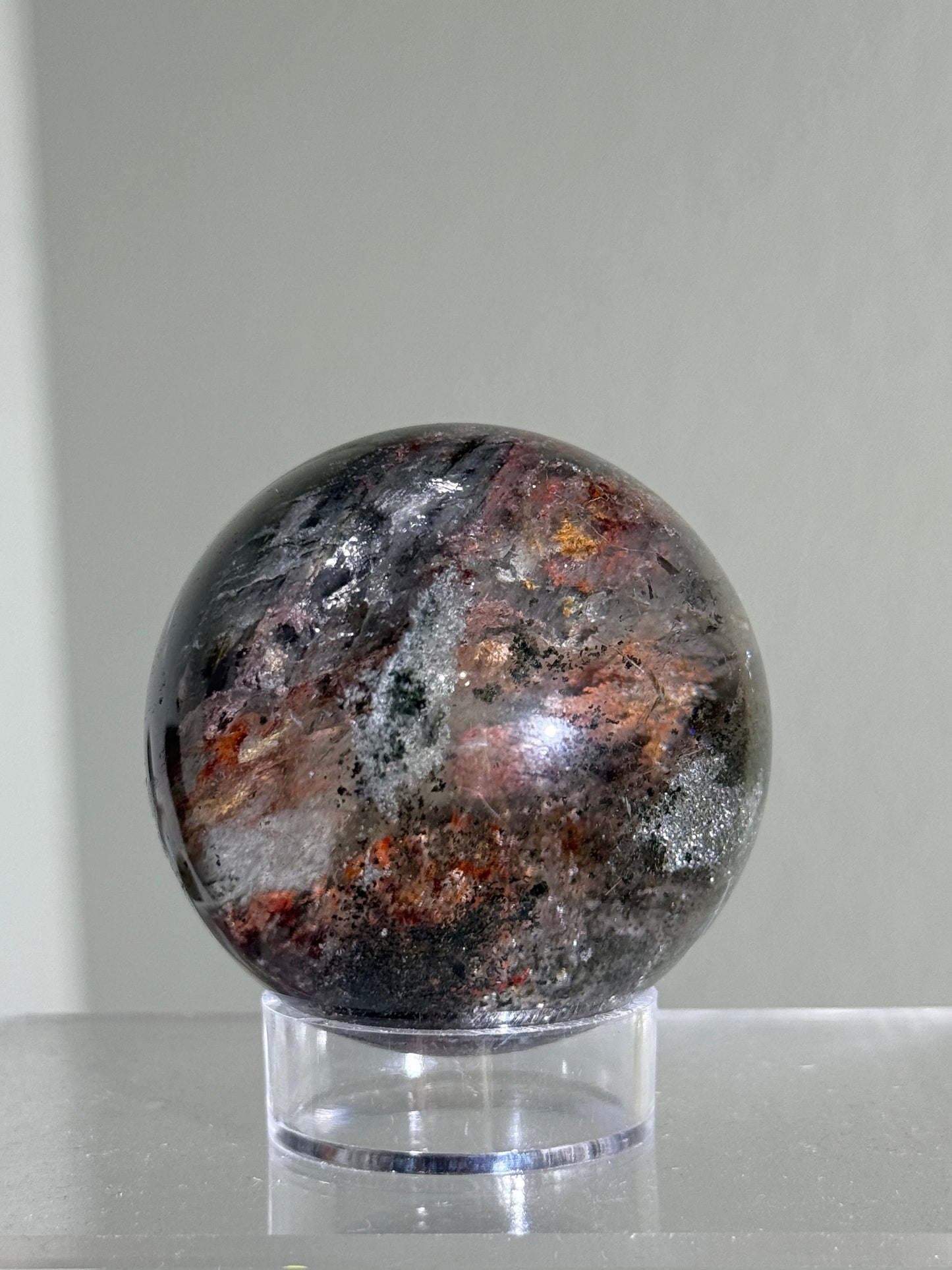 High Quality Colorful Large Garden Quartz Sphere, Zambia