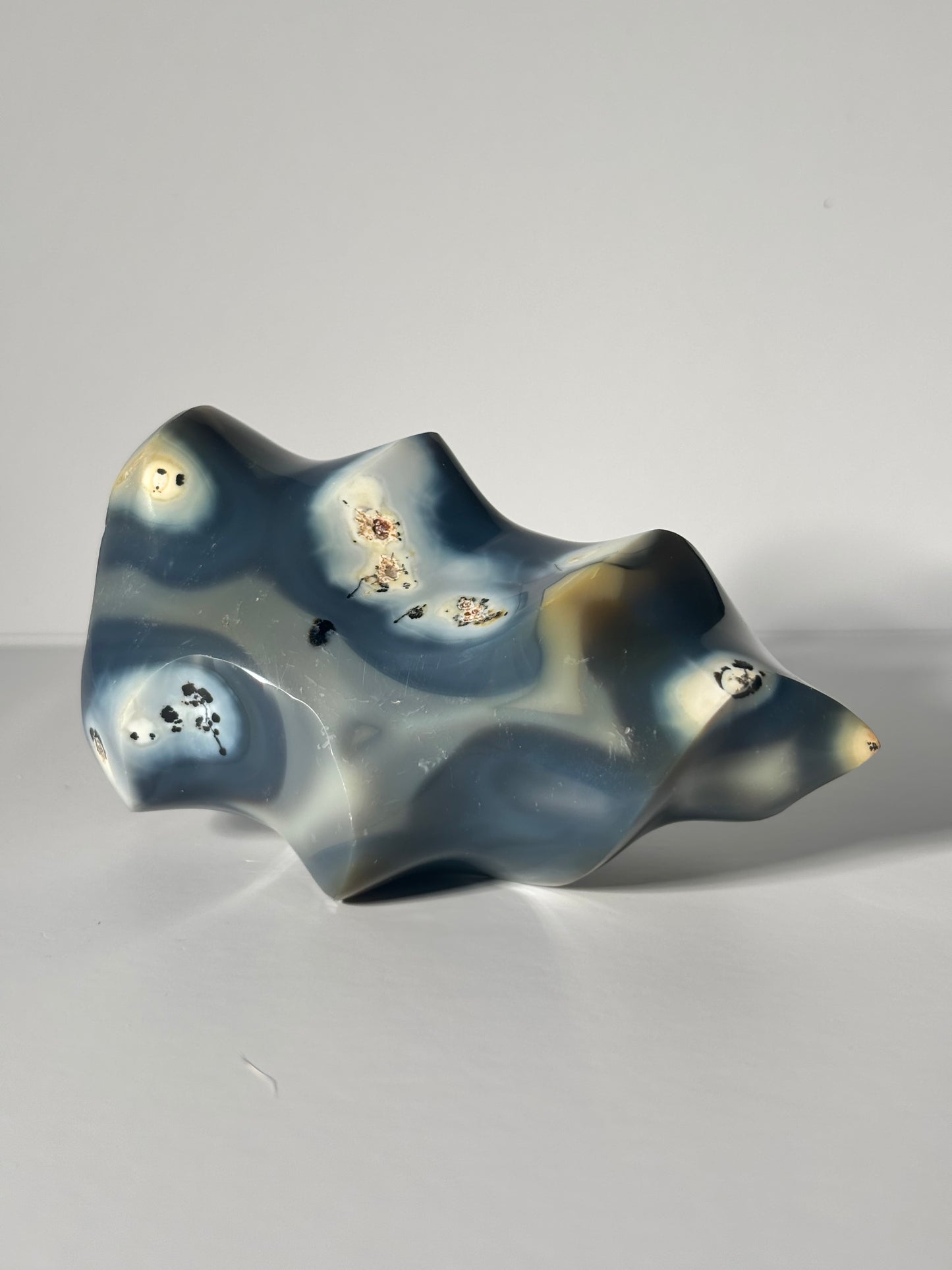 Large Spooky Dendritic Orca Agate Freeform, Madagascar