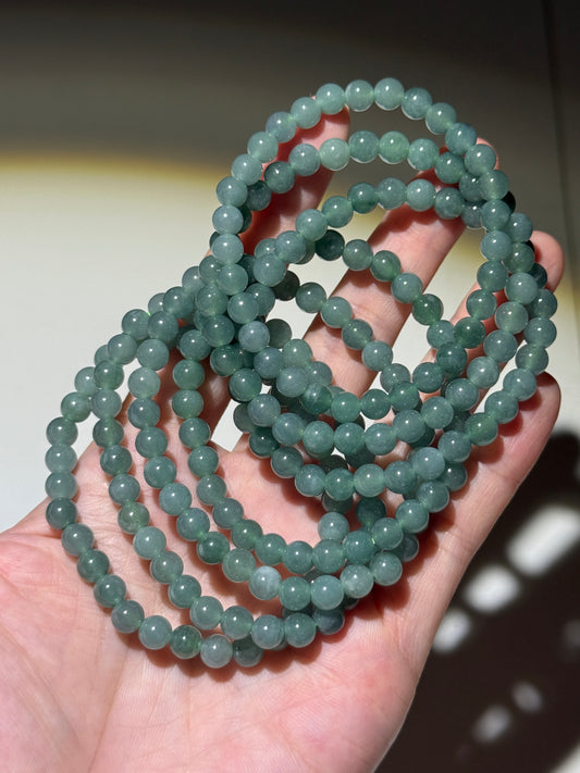 Guatemalan Jade Bracelets, 5.5-6mm