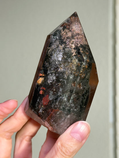 Large Chunky Moody Garden Quartz Tower, Zambia