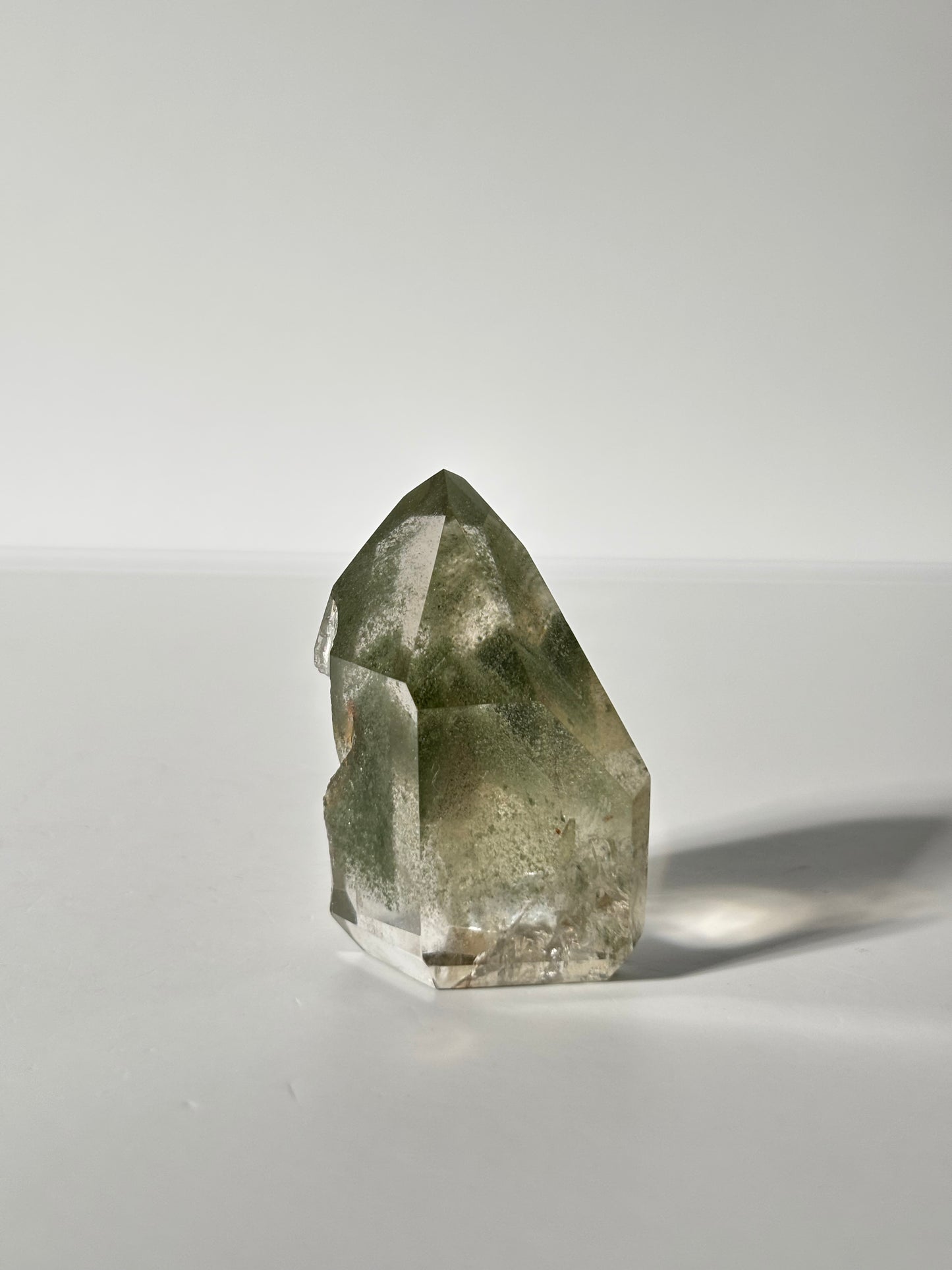 High Quality Green Phantom Chlorite Tower, Brazil