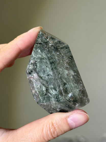 Gorgeous Mint Green Garden Quartz Freeform, Zambia
