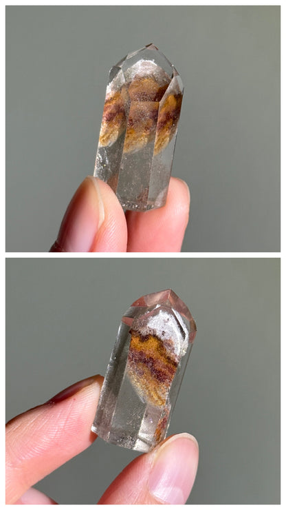 High Quality Water Clear Phantom Lodalite Baby Towers, Brazil