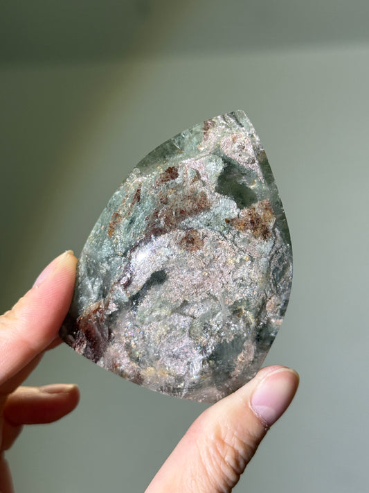 High Quality Mint Icy Garden Quartz Freeform, Zambia