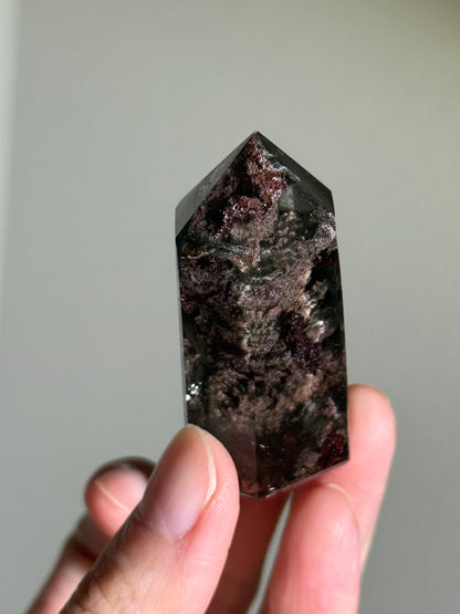 High Quality Purple Green Garden Quartz Tower, Zambia