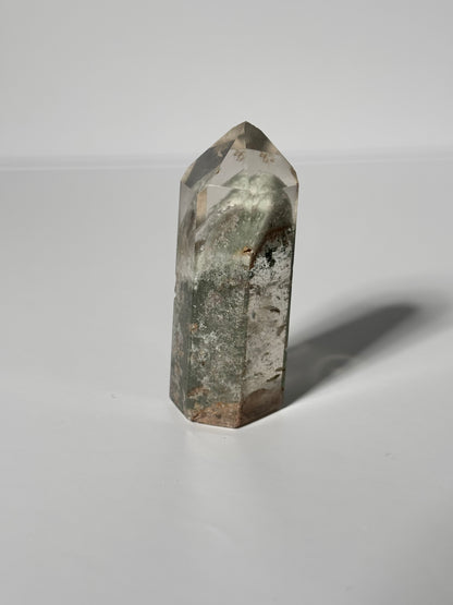 High Quality Sage Green Phantom Lodalite Tower, Brazil