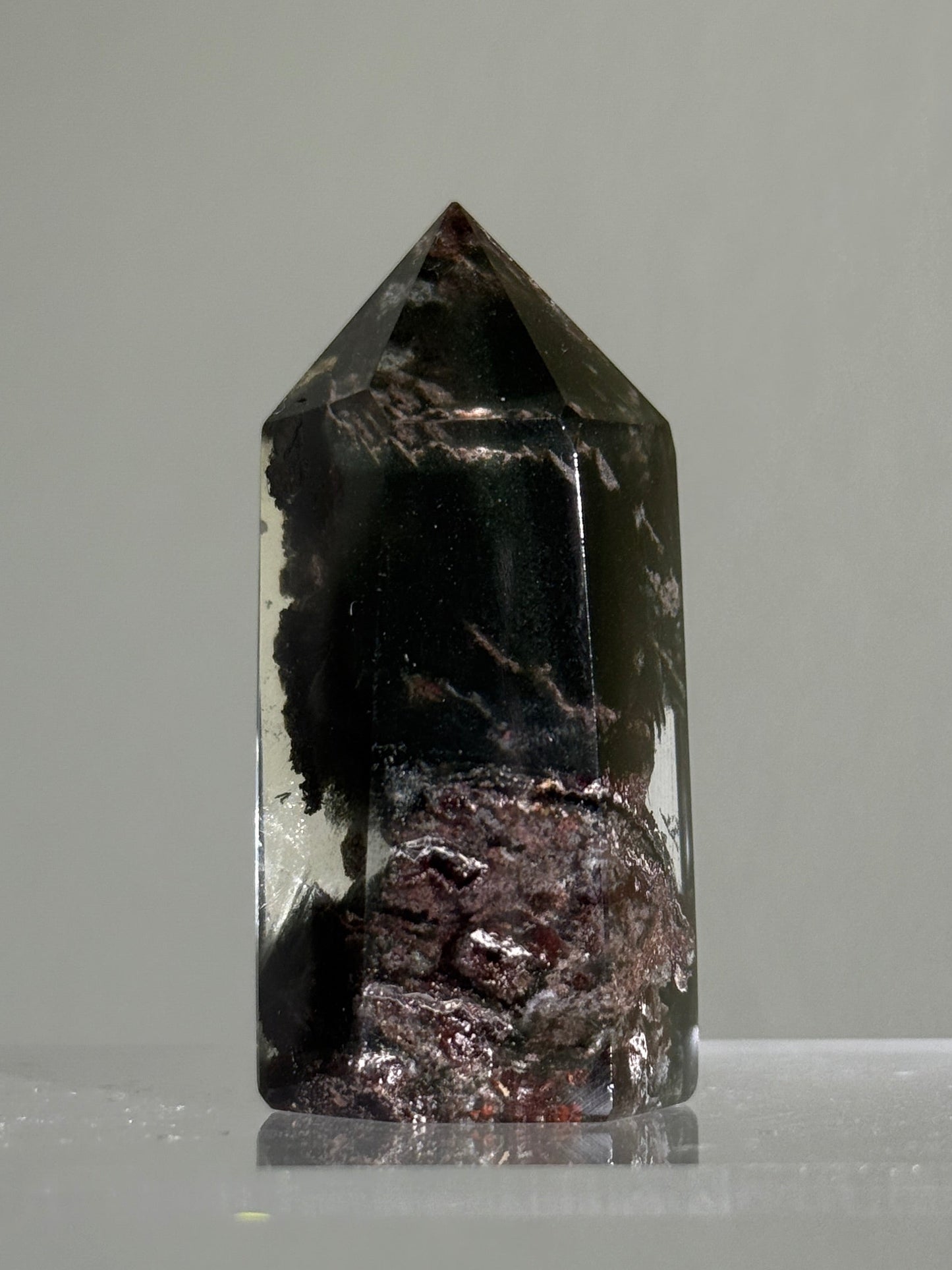 High Quality Purple Green Garden Quartz Tower, Zambia