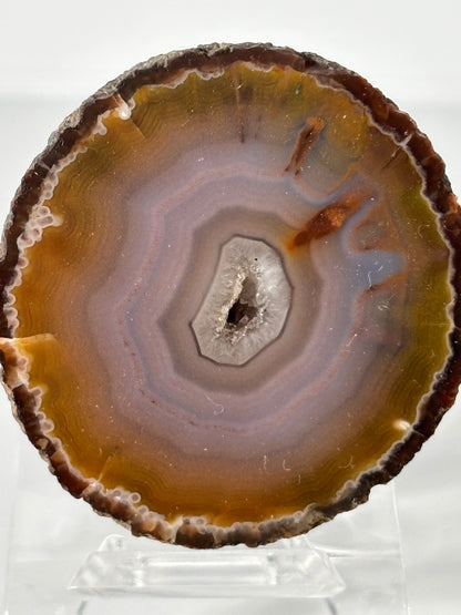 Unique Orange & Pink Zhanguo Agate Pair, China