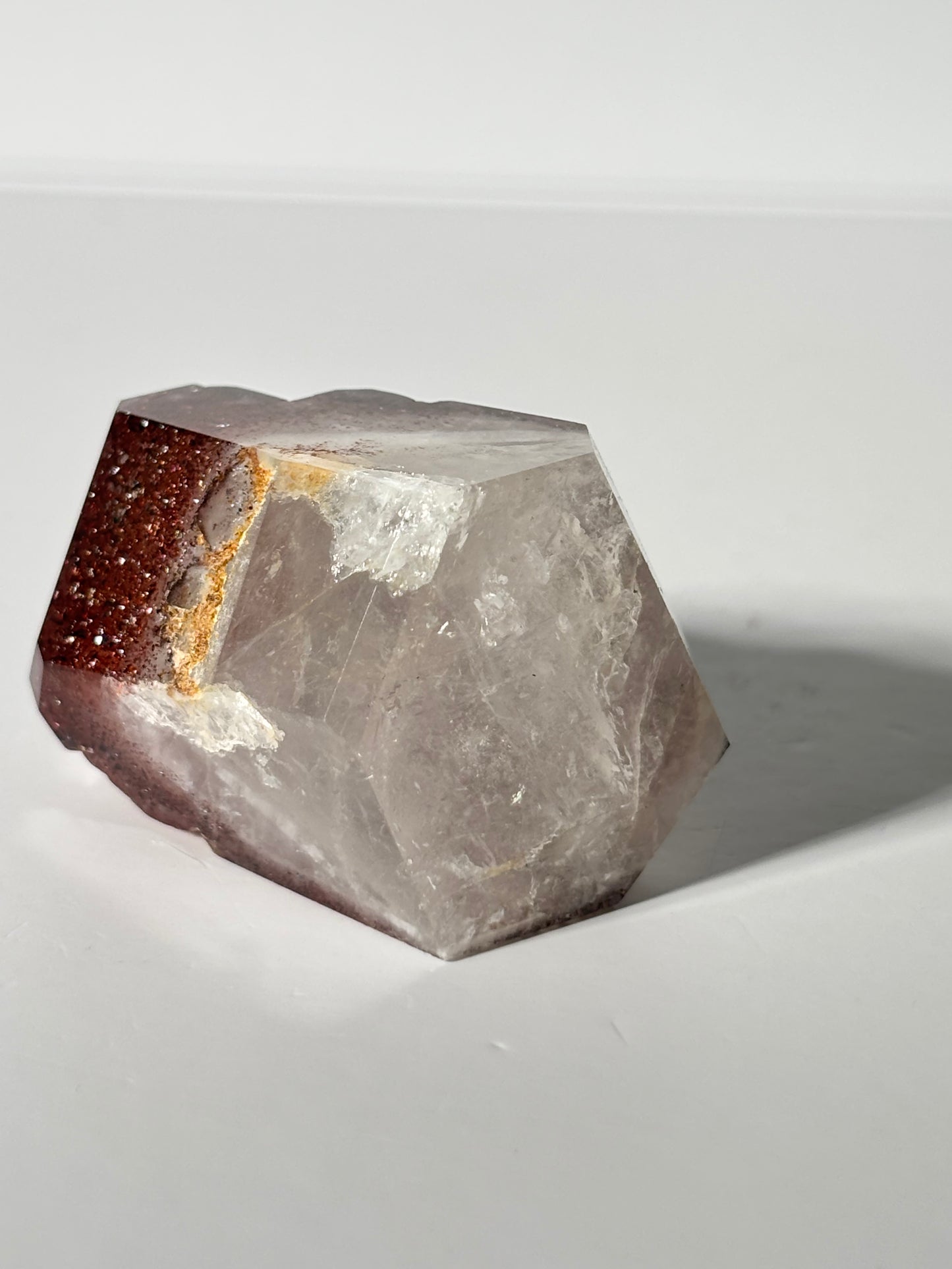 High Quality Rare Phantom Harlequin Quartz Tower, South Africa