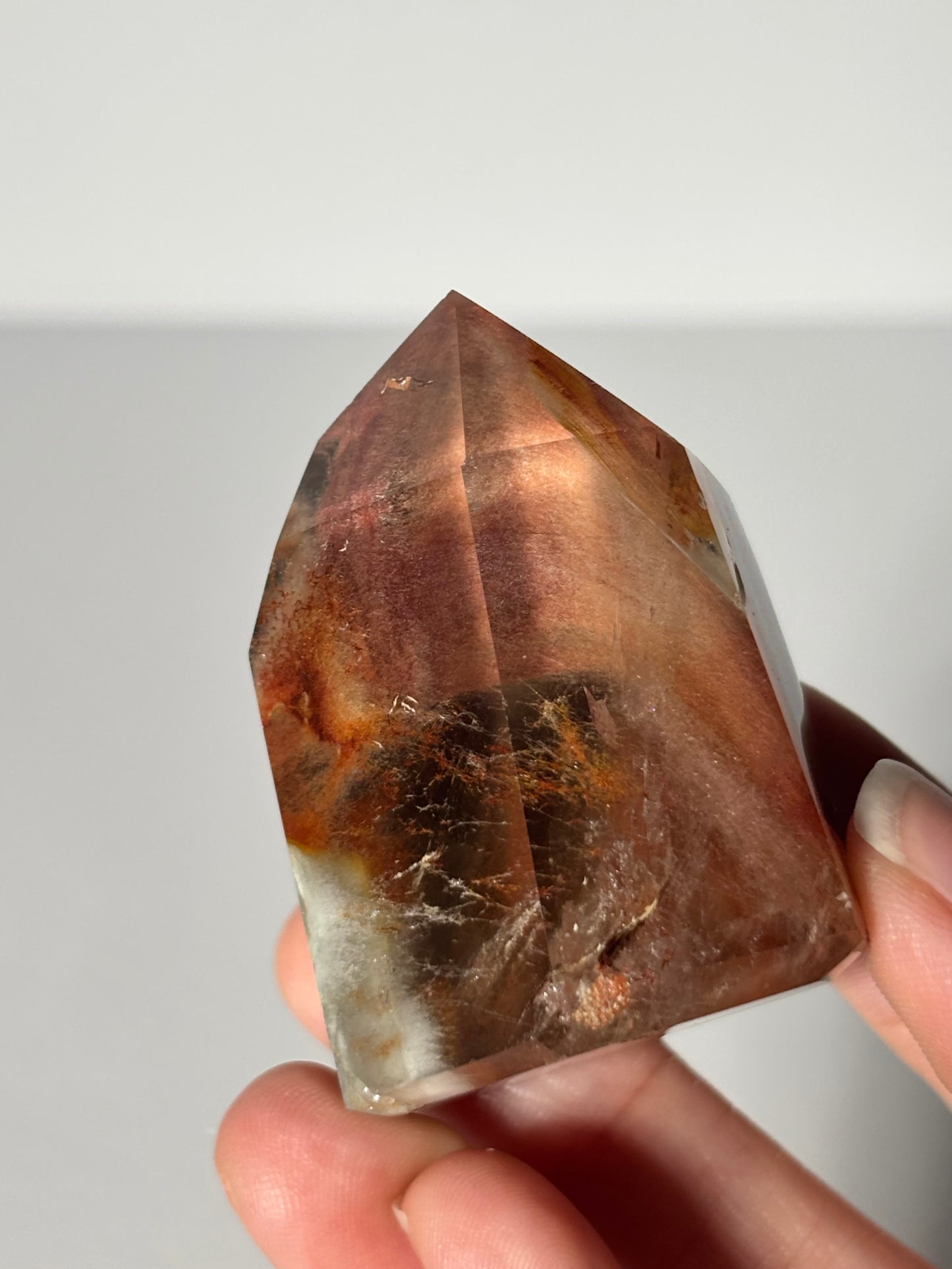 High Quality Amphibole Quartz Tower, Brazil