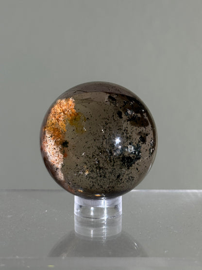 High Quality Water Clear Garden Quartz Sphere, Brazil