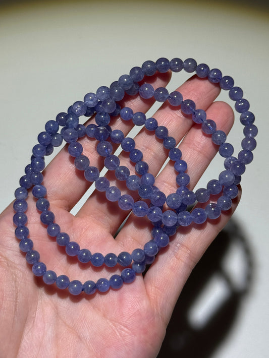 Gemmy Tanzanite Bracelets, 5.5mm