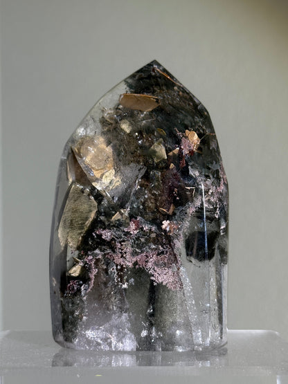 High Quality Rare Garden Quartz Freeform With Mica Inclusion, Zambia