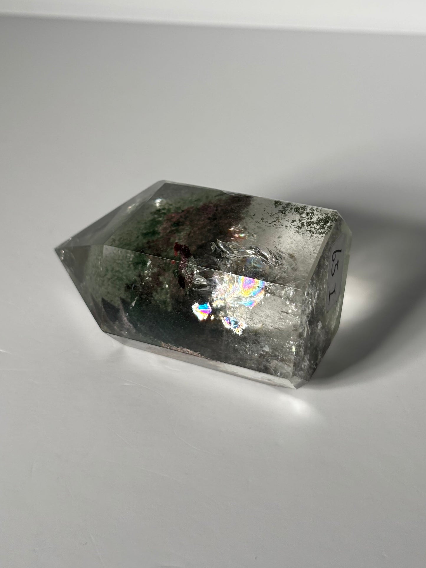 High Quality Green Phantom Chlorite & Lodalite Tower, Brazil