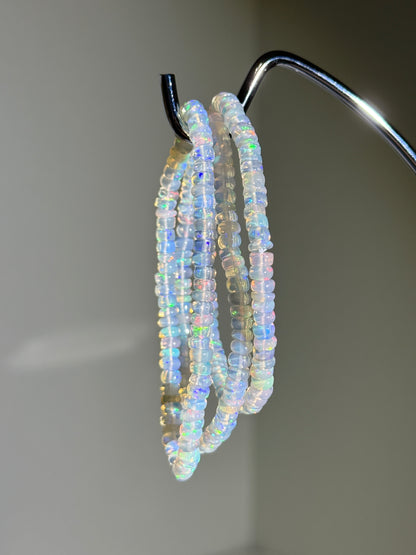 Genuine Ethiopian Opal Bracelets, 5mm