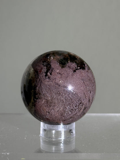 High Quality Water Clear Pink Garden Quartz Sphere, Brazil