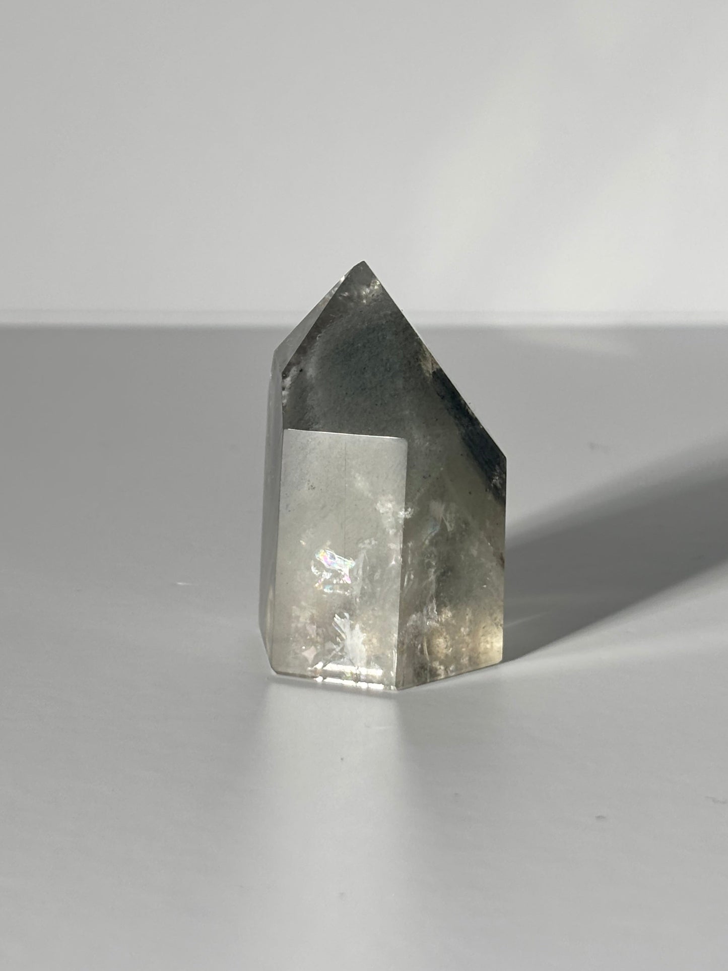 Grey Phantom Lodalite Quartz Tower, Brazil