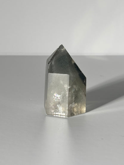 Grey Phantom Lodalite Quartz Tower, Brazil