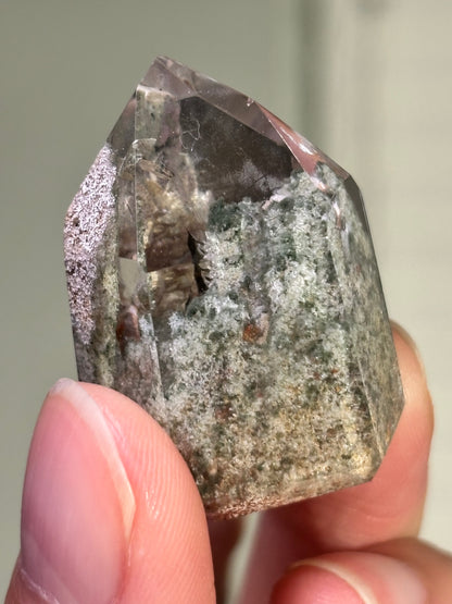 High Quality Water Clear Lodalite Quartz Tower, Brazil