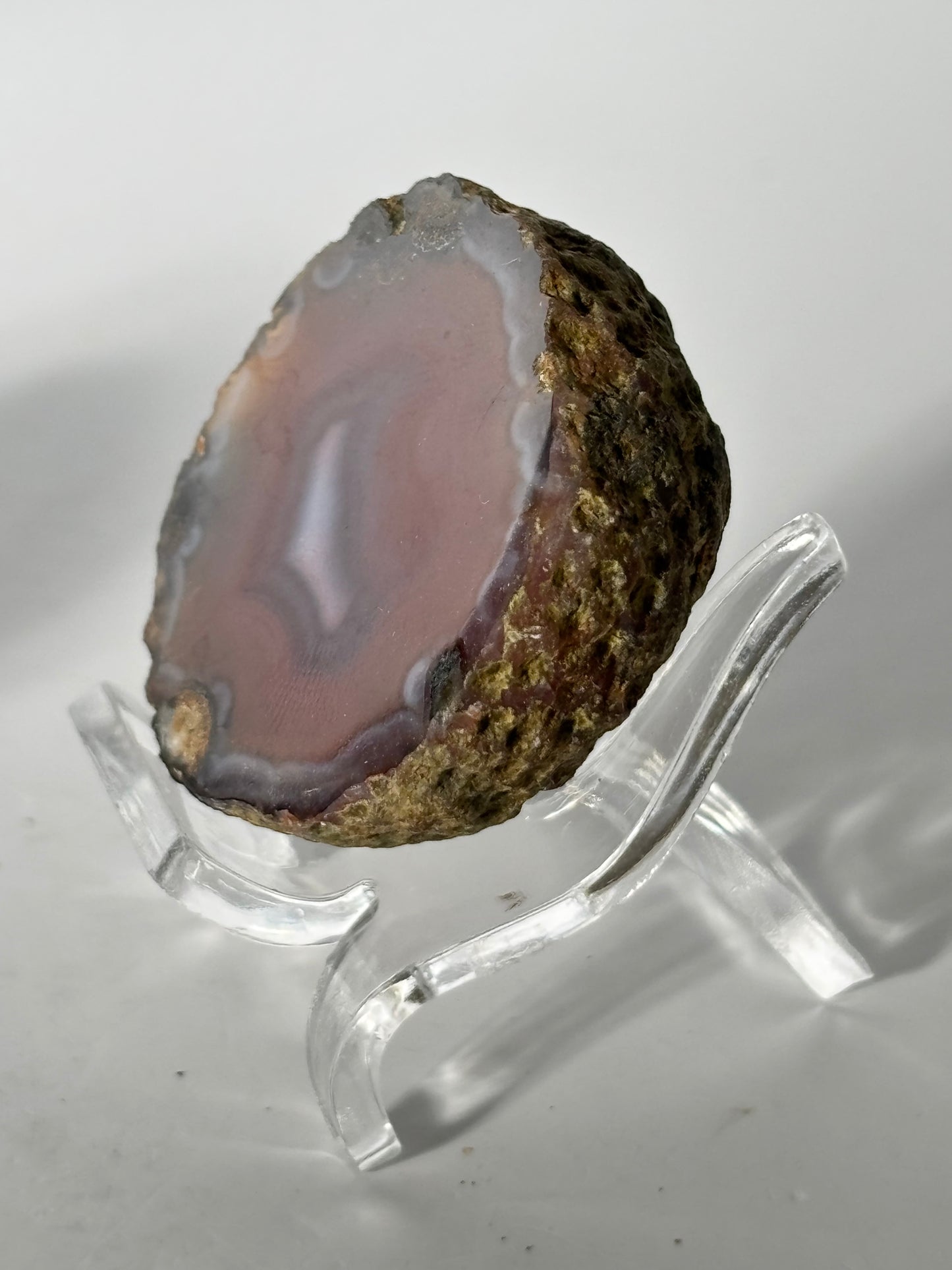High Quality Saturated Pink Zhanguo Agate Pair, China