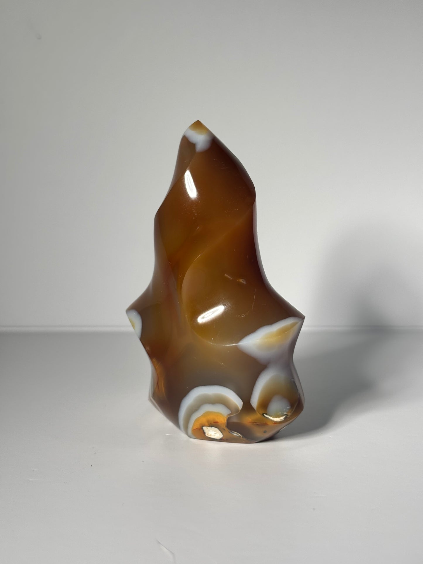 Funky Orca Carnelian Agate Flame, Madagascar