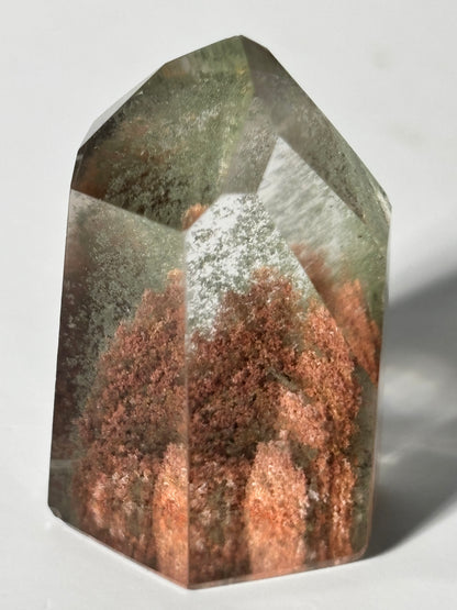 High Quality Water Clear Phantom Garden Quartz Tower, Brazil