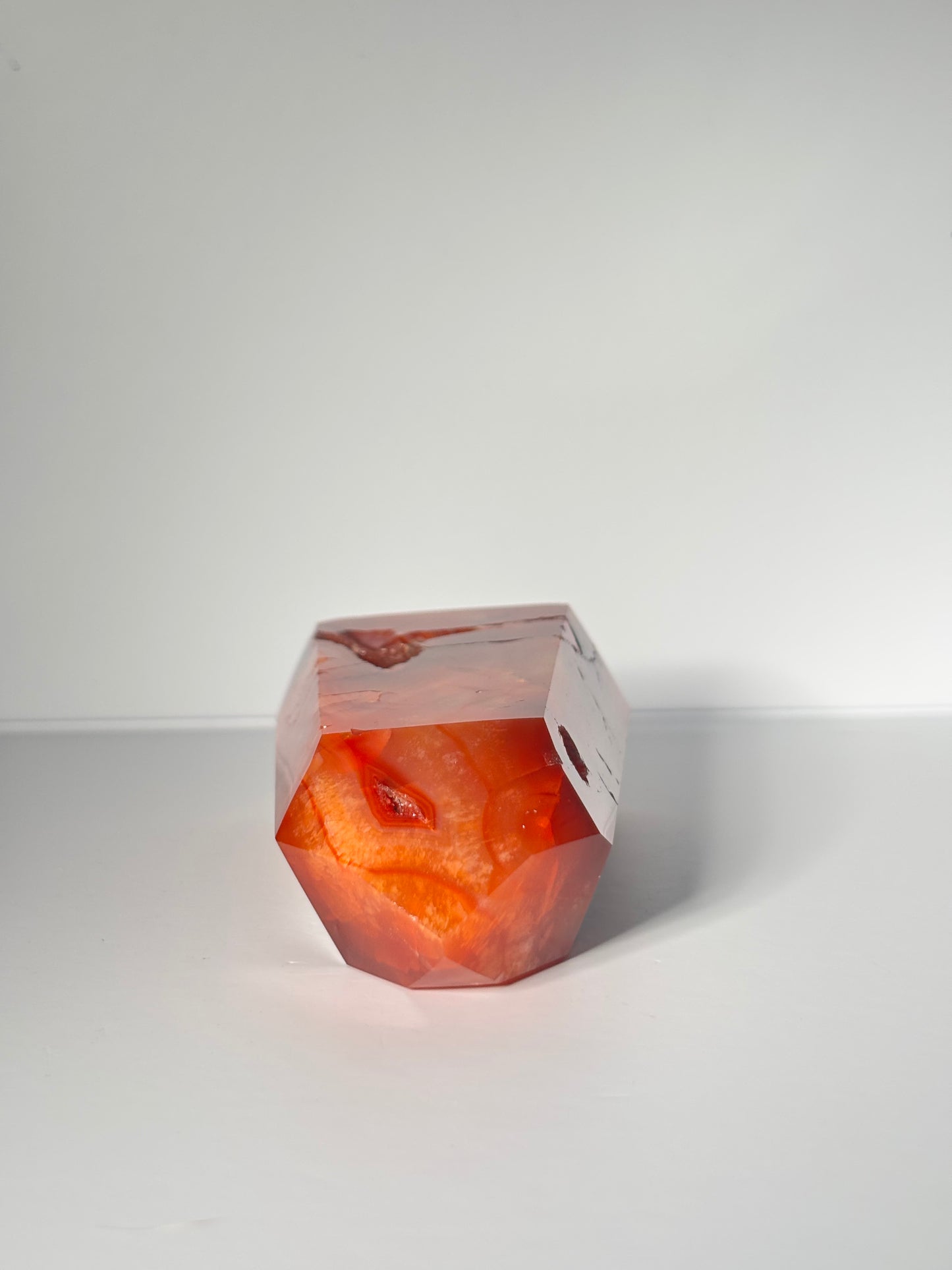 Large Druzy Carnelian Agate Tower, Brazil