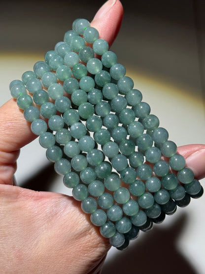 Guatemalan Jade Bracelets, 5.5-6mm