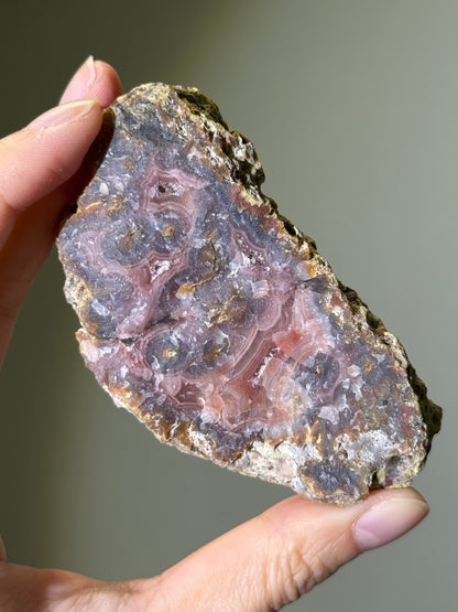 Gorgeous Large Pink Laguna Agate, Mexico