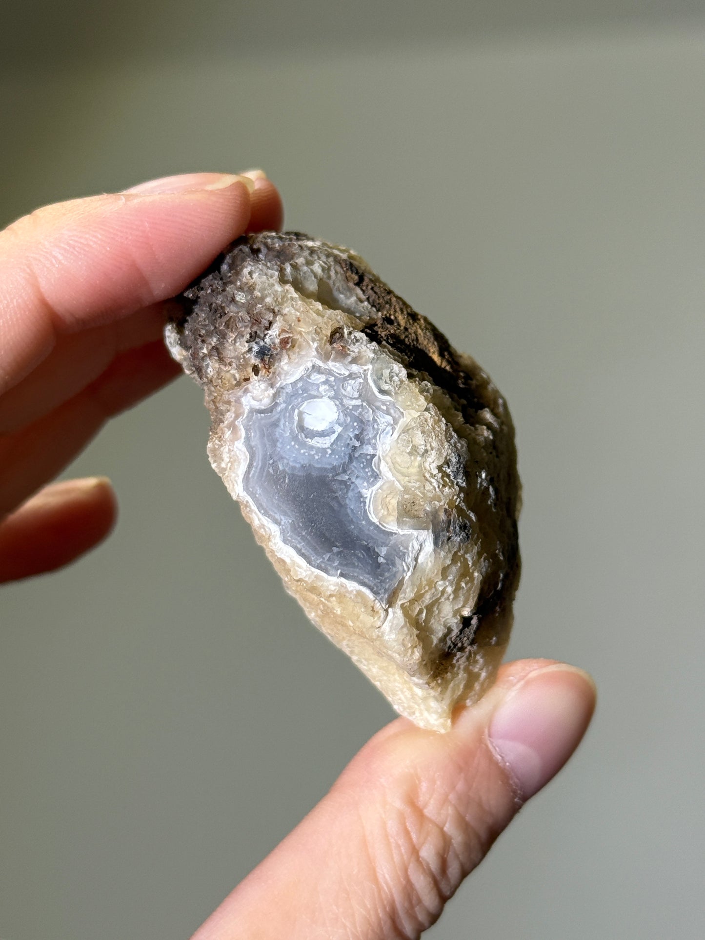 Unique Black White Laguna Agate, Mexico