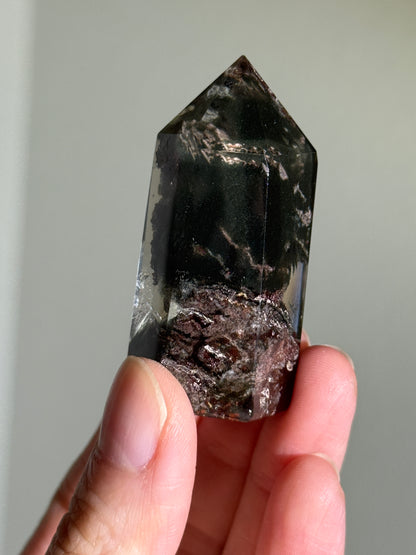 High Quality Purple Green Garden Quartz Tower, Zambia