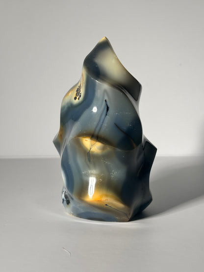 Large Spooky Dendritic Orca Agate Freeform, Madagascar